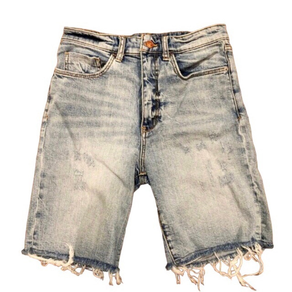 Anthropologie Pilcro Jean Shorts Bermuda Denim Long